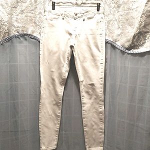 CLUB MONACO WHITE SKINNY JEANS SZ 27